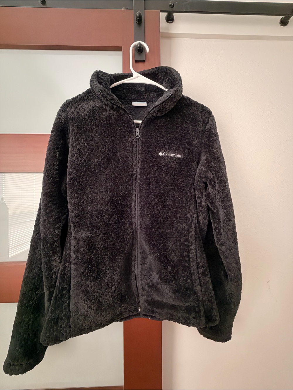 Columbia Black Fleece Jacket - Cozy Full-Zip